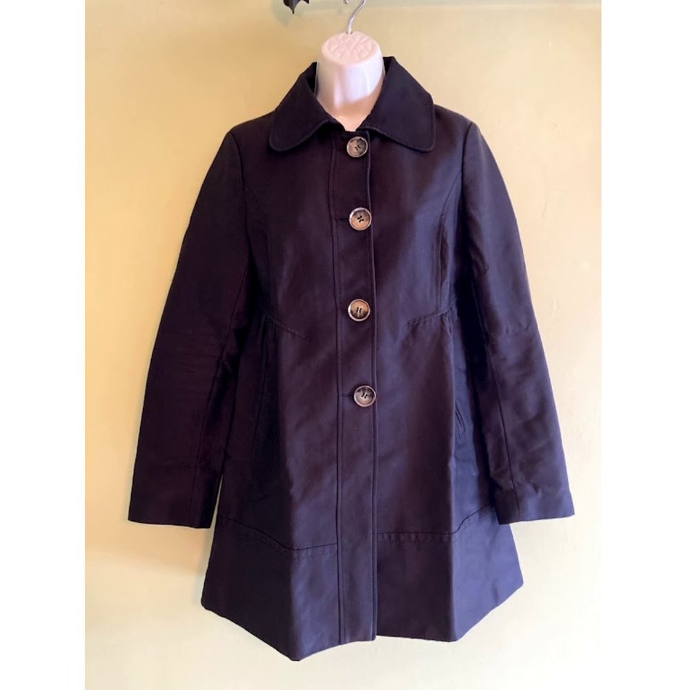 Brown Waist jacket w/tortoise shell - Kenneth Cole